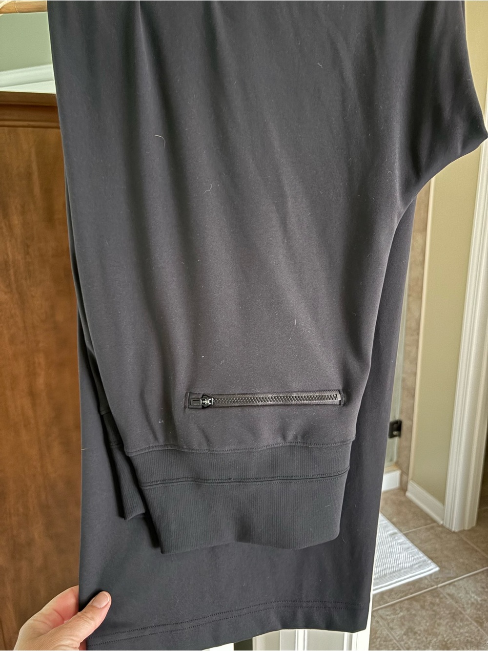 Athleta Black Wide-Leg Venice Pants (like new) - Picture 2 of 12